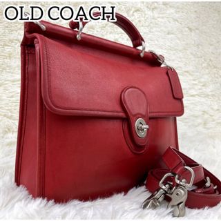 コーチ(COACH)の希少カラー✨オールドコーチ　2way ショルダーバッグ　F09927 レザー(ショルダーバッグ)