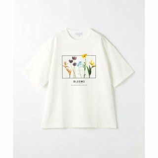 アデイインザライフ(a day in the life)の【WHITE】ポンチ フラワープリント クルーネックTシャツ <A DAY IN THE LIFE>(Tシャツ/カットソー(半袖/袖なし))