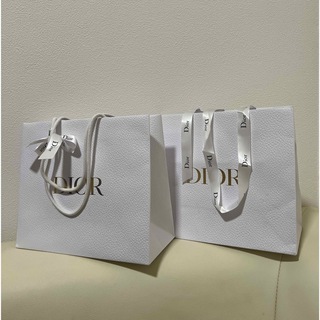 クリスチャンディオール(Christian Dior)のディオールショップ袋2点《dior shop bag》(ショップ袋)
