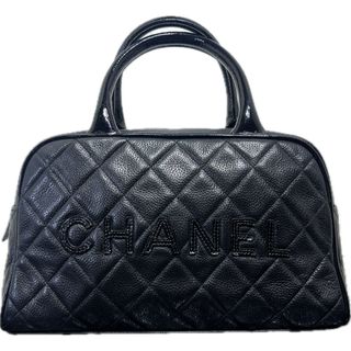 CHANEL - 美品 シャネル ミニボーリングバッグ A15685 ソフトキャビアスキン