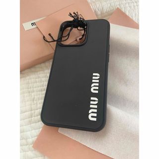 ミュウミュウ(miumiu)のミュウミュウ　新品未使用品　iPhone13 PRO(iPhoneケース)