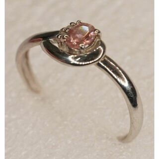 美品Pt900 ピンクサファイア×ダイヤの指輪(リング(指輪))