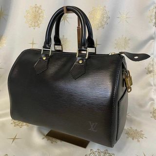 ルイヴィトン(LOUIS VUITTON)のルイヴィトン  スピーディ25 ノワール エピ 【パドロック、袋付】(ハンドバッグ)