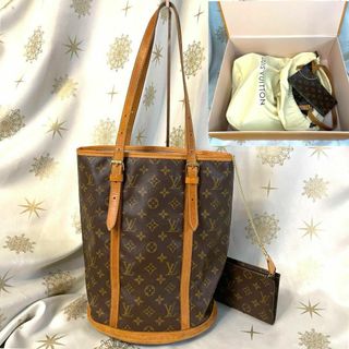 ルイヴィトン(LOUIS VUITTON)の⭐️内側新品同様❗️⭐️ルイヴィトン  バケット GM 【ポーチ、袋、箱付】(トートバッグ)