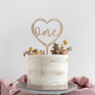 シーイン(SHEIN)のハート型ケーキトッパー one 1歳 誕生日 バースデー(その他)