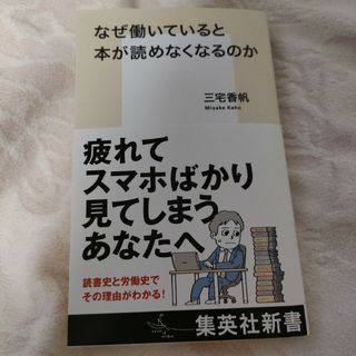 なぜ働いていると本が読めなくなるのか 新品未読品 美品