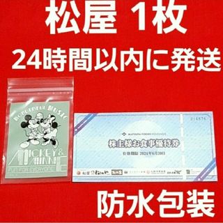 マツヤフーズ(松屋フーズ)の松屋 フーズ  株主優待　ミッキーマウス(その他)