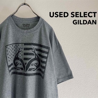 古着 “GILDAN” Graphic T-shirt / 綿ポリ ビックT