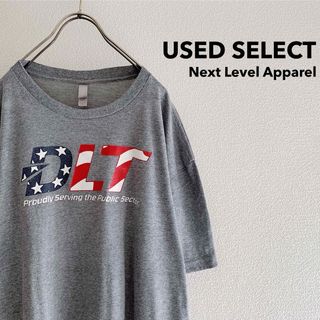 【専用】メキシコ製 “NextLevel” Print Tee / グレイ(Tシャツ/カットソー(半袖/袖なし))