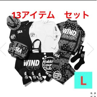 WIND AND SEA - FR2 GOLF X WDS SPECIAL SET / BLACK L