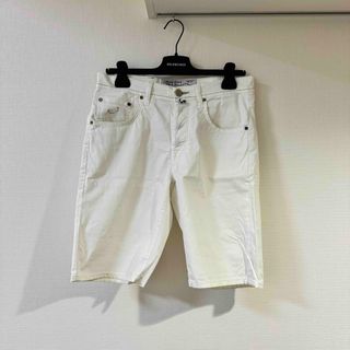 定価4万 JACOB COHEN ヤコブコーエン ハーフパンツ 32 白