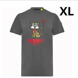 モンクレール(MONCLER)のMONCLER GENIUS 1952 半袖Tシャツ　タイガー　XL グレー(Tシャツ/カットソー(半袖/袖なし))