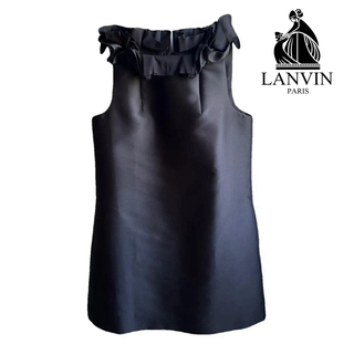 LANVIN - ランバン LANVIN ワンピース Aライン　シルク混　フランス製