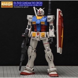 MG 1/100 RX-78-02 ガンダム専用水転写式デカール(模型/プラモデル)