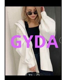 ジェイダ(GYDA)のGYDA ミリタリースタンドジャケット【オフホワイト】(トレンチコート)