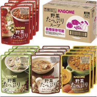 カゴメ(KAGOME)のカゴメ 野菜たっぷりスープ(4種*4袋入)(防災関連グッズ)