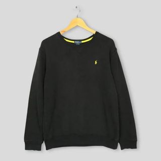 POLO RALPH LAUREN - ヴィンテージRalph Lauren PoloトレーナーブラックM10〜12