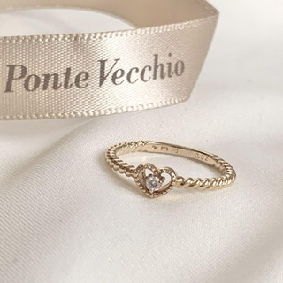 ポンテヴェキオ(PonteVecchio)の美品　ポンテヴェキオ　K18 ピンクゴールド　8号　指輪　リング(リング(指輪))