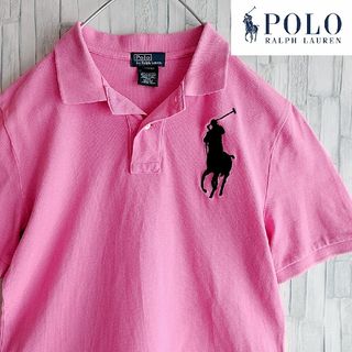 ポロラルフローレン(POLO RALPH LAUREN)のPOLO　ラルフローレン　ポロシャツ　半袖　ピンク　Sサイズ相当　ビッグポニー(ポロシャツ)