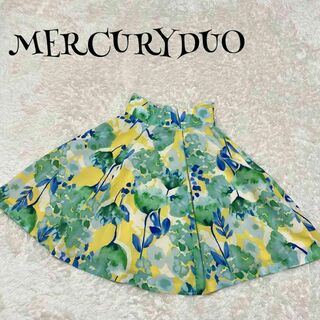MERCURYDUO マーキュリーデュオ ☆ スカート 総柄 マルチカラー
