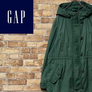 ギャップ(GAP)のGAP　オールドギャップ　IDEALジッパー　ミリタリージャケット　グリーン　L(モッズコート)