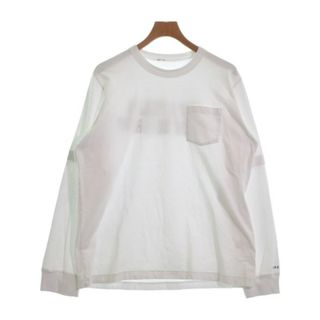 サカイ(sacai)のsacai サカイ Tシャツ・カットソー 5(XXL位) 白 【古着】【中古】(Tシャツ/カットソー(半袖/袖なし))