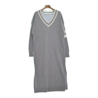 Loungedress ラウンジドレス ワンピース 36(S位) グレー 【古着】【中古】