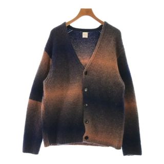 ポールスミス(Paul Smith)のPaul Smith ポールスミス カーディガン XL 紺xオレンジ系 【古着】【中古】(カーディガン)