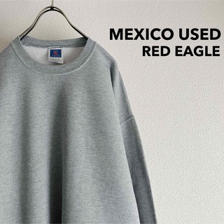 メキシコ製 “RED EAGLE” Plain Pullover / グレー(スウェット)