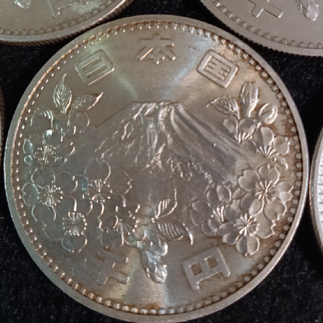 銀貨　東京オリンピック1.000円銀貨silver925汚れ少ない綺麗６枚セット金属工芸