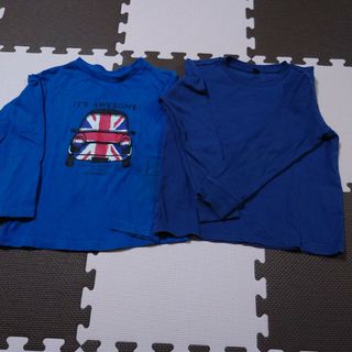 ザショップティーケー(THE SHOP TK)のTHE SHOP TK　と　UNIQLO　長袖Tシャツ120 各１枚　2枚セット(Tシャツ/カットソー)