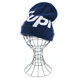 Supreme - Supreme シュプリーム ニットキャップ・ビーニー - 紺x白 【古着】【中古】