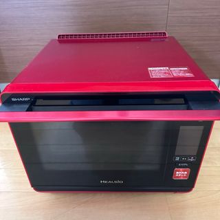 シャープ(SHARP)のヘルシオ　ウォーターオーブン　30L　SHARP AX-XW300-R(電子レンジ)