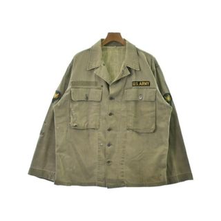 ミリタリー(MILITARY)のMILITARY ミリタリー ミリタリーブルゾン 42(XS位) カーキ 【古着】【中古】(ミリタリージャケット)