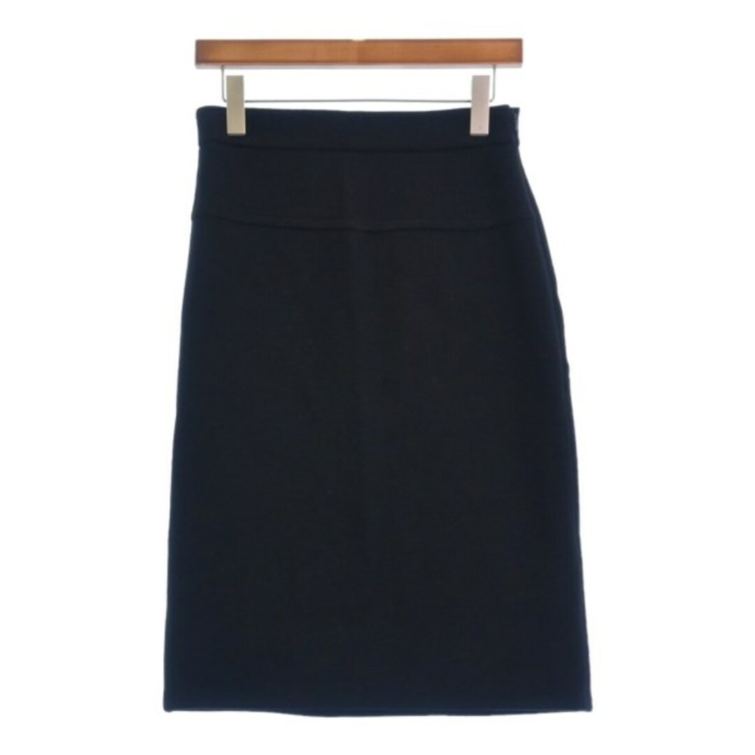 JIL SANDER ジルサンダー ひざ丈スカート 34(XS位) 黒 【古着】 JIL SANDER ジルサンダー ひざ丈スカート 34(XS位) 黒 【古着】