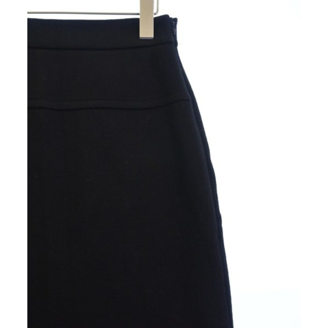 JIL SANDER ジルサンダー ひざ丈スカート 34(XS位) 黒 【古着】 JIL SANDER ジルサンダー ひざ丈スカート 34(XS位) 黒 【古着】