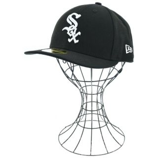 ニューエラー(NEW ERA)のNEW ERA ニューエラ キャップ 58.7cm 黒 【古着】【中古】(キャップ)