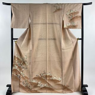 訪問着 身丈171cm 裄丈66cm 正絹 秀品 【中古】(着物)