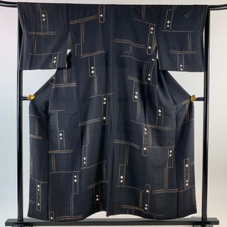 小紋 身丈155.5cm 裄丈65.5cm 正絹 秀品 【中古】(着物)