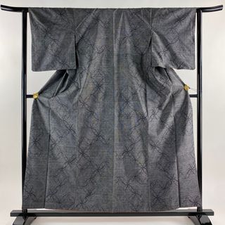 紬 身丈157cm 裄丈62.5cm 正絹 美品 秀品 【中古】(着物)