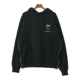 オーワイ(OY)のOY オーワイ パーカー -(XL位) 黒 【古着】【中古】(パーカー)