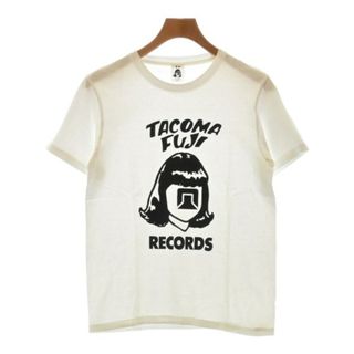 タコマフジレコード(TACOMA FUJI RECORDS)のTACOMA FUJI RECORDS Tシャツ・カットソー XS 白 【古着】【中古】(Tシャツ/カットソー(半袖/袖なし))