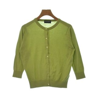 ジョンスメドレー(JOHN SMEDLEY)のJOHN SMEDLEY ジョンスメドレー カーディガン S 黄緑 【古着】【中古】(カーディガン)