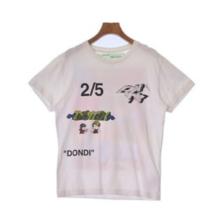 OFF-WHITE - OFF-WHITE オフホワイト Tシャツ・カットソー S 白 【古着】【中古】