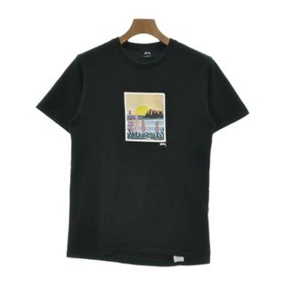 ステューシー(STUSSY)のSTUSSY ステューシー Tシャツ・カットソー S 黒 【古着】【中古】(Tシャツ/カットソー(半袖/袖なし))