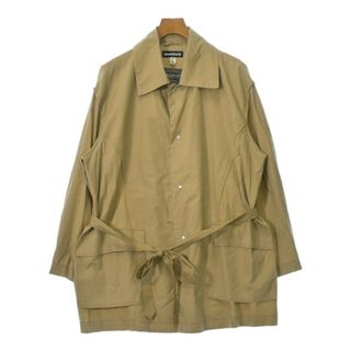 モニタリー(MONITALY)のMONITALY モニタリー カジュアルシャツ 40(M位) ベージュ 【古着】【中古】(シャツ)