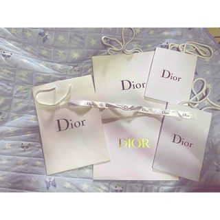 ディオール(Dior)のDIOR ショッパー　5枚　ヒモ1(ショップ袋)