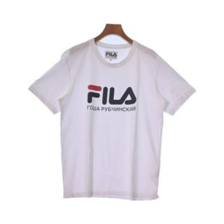 ゴーシャラブチンスキー(Gosha Rubchinskiy)のGOSHA RUBCHINSKIY Tシャツ・カットソー L 白 【古着】【中古】(Tシャツ/カットソー(半袖/袖なし))