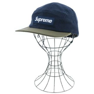 Supreme - Supreme シュプリーム キャップ - 紺xカーキ 【古着】【中古】