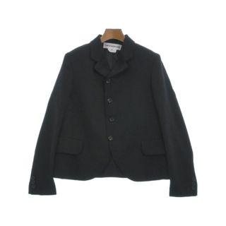 コムデギャルソンガール(COMME des GARCONS GIRL)のCOMME des GARCONS GIRL カジュアルジャケット XS 黒 【古着】【中古】(テーラードジャケット)